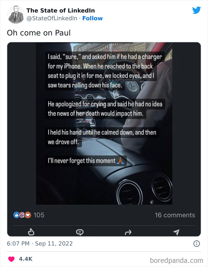 “The State Of LinkedIn” Twitter Page Exposes The Cringiest And Most Out-Of-Touch Posts On LinkedIn (30 Pics) “The State Of LinkedIn” Twitter Page Exposes The Cringiest And Most Out-Of-Touch Posts On LinkedIn (30 Pics)