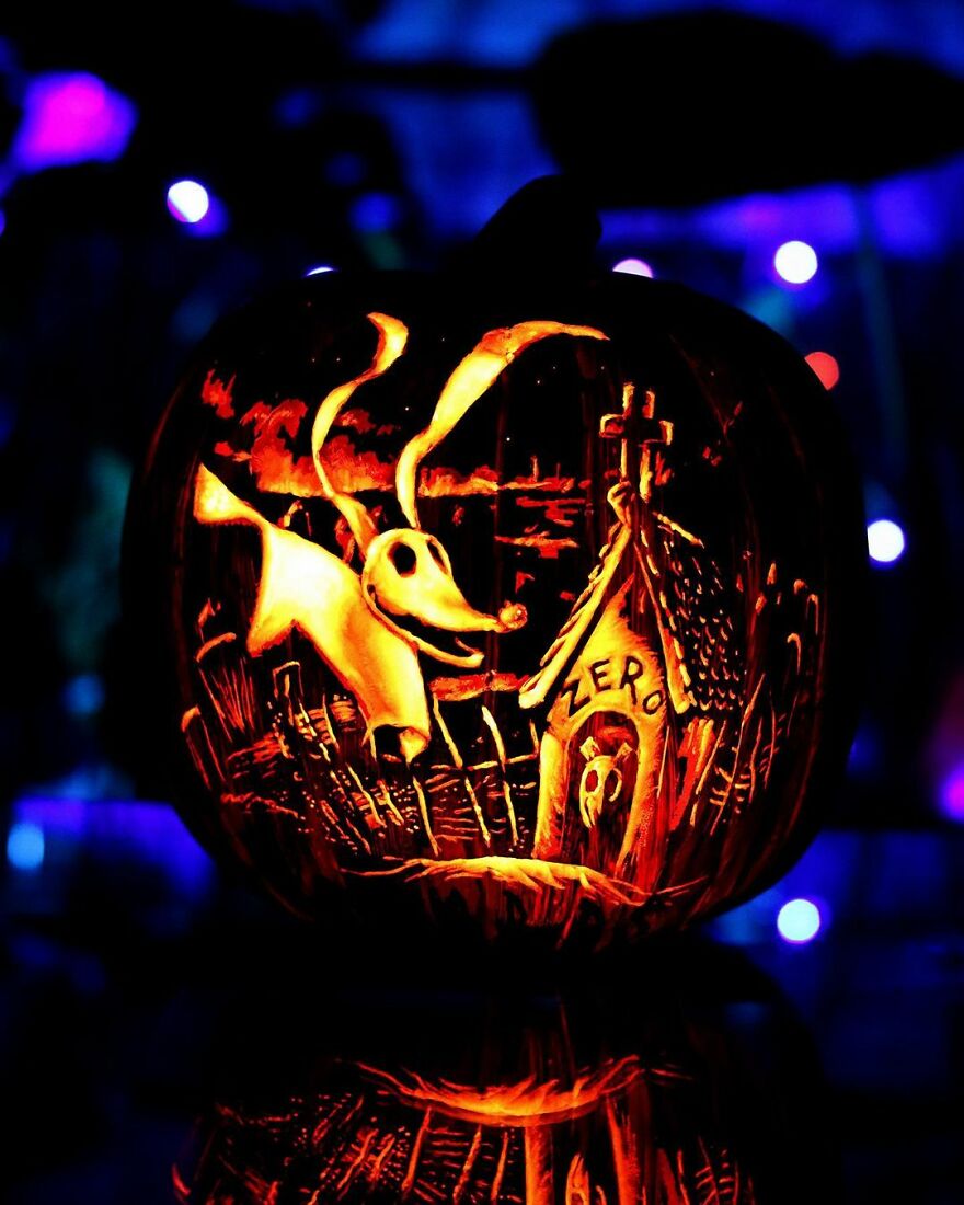 Incredibly Detailed Pumpkins With References To Pop-Culture, Movies, Celebrities And Other Things Made By This Artist (63 Pics)