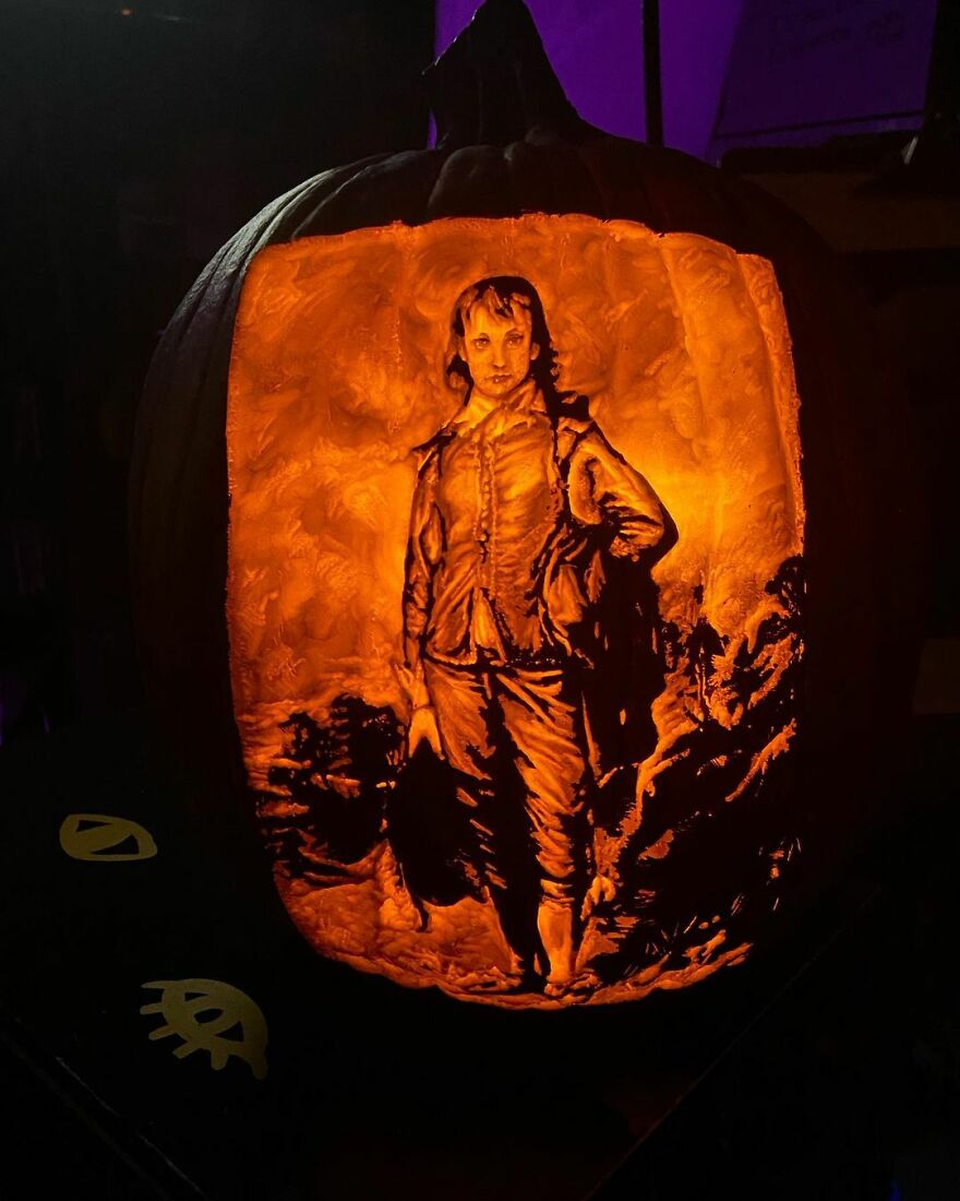 Incredibly Detailed Pumpkins With References To Pop-Culture, Movies, Celebrities And Other Things Made By This Artist (63 Pics)