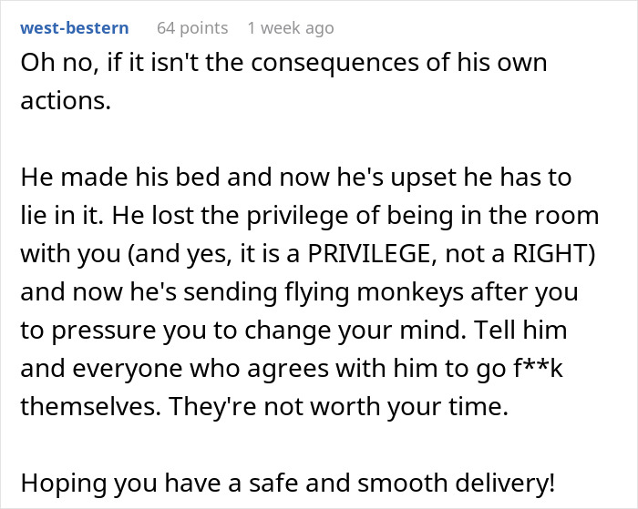 Pregnant Woman Discovers Her Husband’s Cheating On Her, Ends Up Banning Him From The Delivery Room Pregnant Woman Discovers Her Husband’s Cheating On Her, Ends Up Banning Him From The Delivery Room