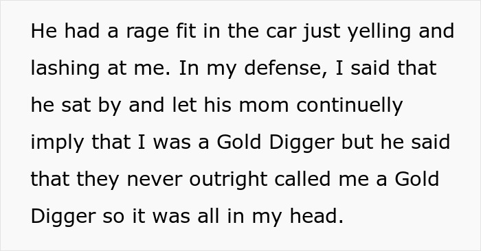 “I Snapped”: Fiancé’s Family Implies That This Woman Is A Gold Digger, So She “Exposes” His Unemployment At The Dinner Table “I Snapped”: Fiancé’s Family Implies That This Woman Is A Gold Digger, So She “Exposes” His Unemployment At The Dinner Table