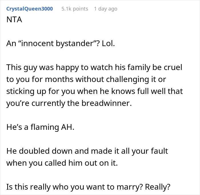 “I Snapped”: Fiancé’s Family Implies That This Woman Is A Gold Digger, So She “Exposes” His Unemployment At The Dinner Table “I Snapped”: Fiancé’s Family Implies That This Woman Is A Gold Digger, So She “Exposes” His Unemployment At The Dinner Table