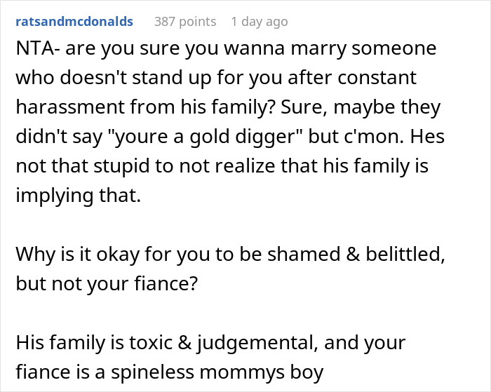 “I Snapped”: Fiancé’s Family Implies That This Woman Is A Gold Digger, So She “Exposes” His Unemployment At The Dinner Table “I Snapped”: Fiancé’s Family Implies That This Woman Is A Gold Digger, So She “Exposes” His Unemployment At The Dinner Table