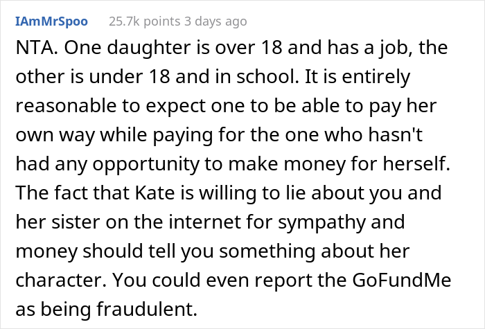 “Kate Was Absolutely Terrible In Her Teenager Years”: Dad Doesn’t Pay For His 23 Y.O. Daughter’s Plane Ticket But Covers The Younger Daughter’s Ticket “Kate Was Absolutely Terrible In Her Teenager Years”: Dad Doesn’t Pay For His 23 Y.O. Daughter’s Plane Ticket But Covers The Younger Daughter’s Ticket