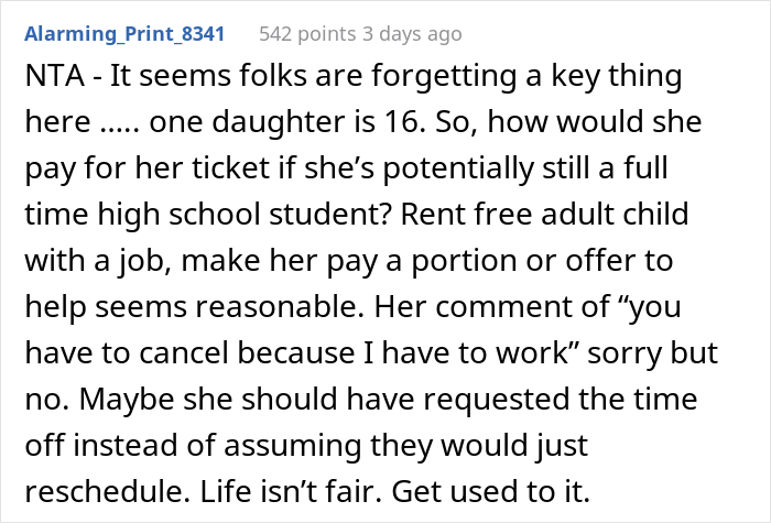 “Kate Was Absolutely Terrible In Her Teenager Years”: Dad Doesn’t Pay For His 23 Y.O. Daughter’s Plane Ticket But Covers The Younger Daughter’s Ticket “Kate Was Absolutely Terrible In Her Teenager Years”: Dad Doesn’t Pay For His 23 Y.O. Daughter’s Plane Ticket But Covers The Younger Daughter’s Ticket