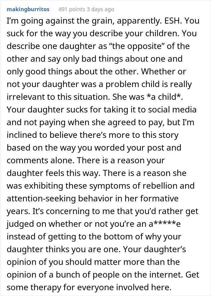 “Kate Was Absolutely Terrible In Her Teenager Years”: Dad Doesn’t Pay For His 23 Y.O. Daughter’s Plane Ticket But Covers The Younger Daughter’s Ticket “Kate Was Absolutely Terrible In Her Teenager Years”: Dad Doesn’t Pay For His 23 Y.O. Daughter’s Plane Ticket But Covers The Younger Daughter’s Ticket