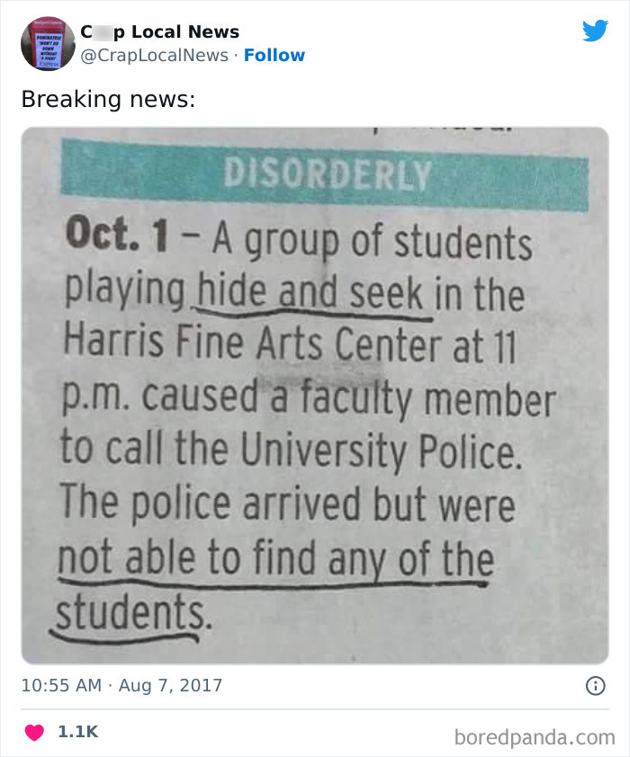 50 Fun Headlines From Local News That Are Unhinged And Bizarre 50 Fun Headlines From Local News That Are Unhinged And Bizarre