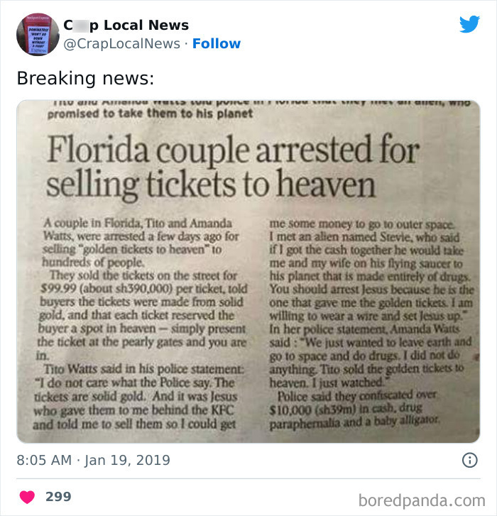50 Fun Headlines From Local News That Are Unhinged And Bizarre 50 Fun Headlines From Local News That Are Unhinged And Bizarre