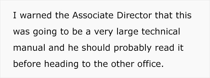 Employee Teaches Entitled Boss A Lesson By Doing Exactly What He Asked, Turns A 10-Minute Task Into A 3-Day Project Employee Teaches Entitled Boss A Lesson By Doing Exactly What He Asked, Turns A 10-Minute Task Into A 3-Day Project