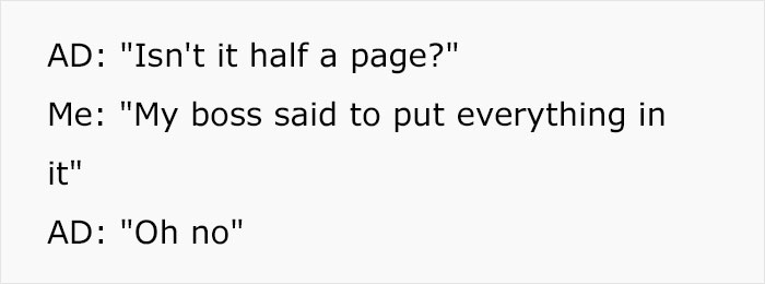 Employee Teaches Entitled Boss A Lesson By Doing Exactly What He Asked, Turns A 10-Minute Task Into A 3-Day Project Employee Teaches Entitled Boss A Lesson By Doing Exactly What He Asked, Turns A 10-Minute Task Into A 3-Day Project