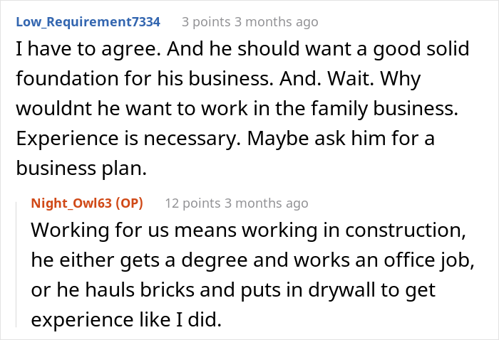 Son Faces Dad’s “Ultimatum” After Refusing To Attend College And Wanting To Use His $400K Tuition Money For Starting A Business Son Faces Dad’s “Ultimatum” After Refusing To Attend College And Wanting To Use His $400K Tuition Money For Starting A Business