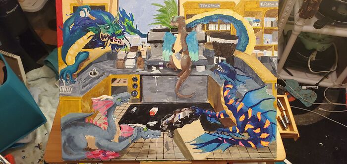 Hey Pandas, Show Us The Most Recent Artwork You’ve Made (Closed)