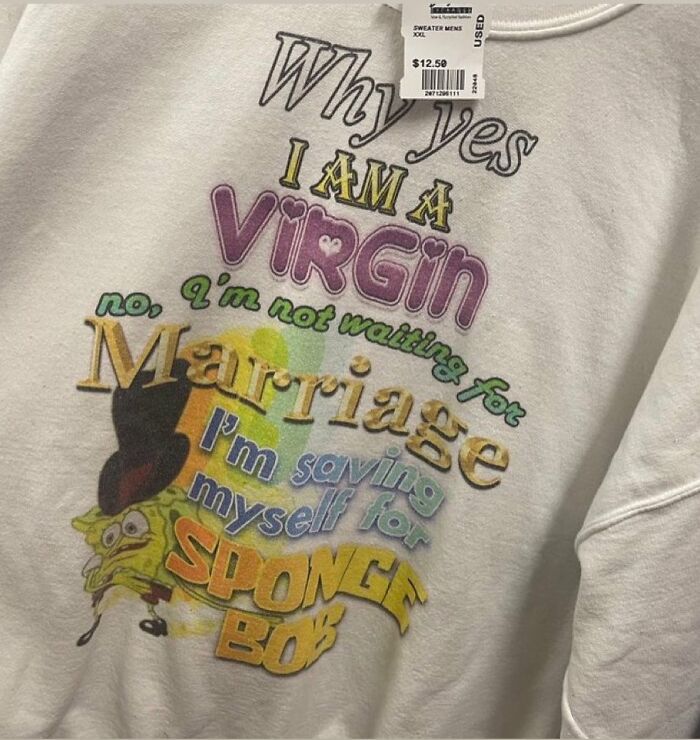 This Account Is Dedicated To Shirts &ldquo;Left For Dead In The World&rsquo;s Thrift Stores&rdquo;, And Here Are 40 Of The Funniest Ones