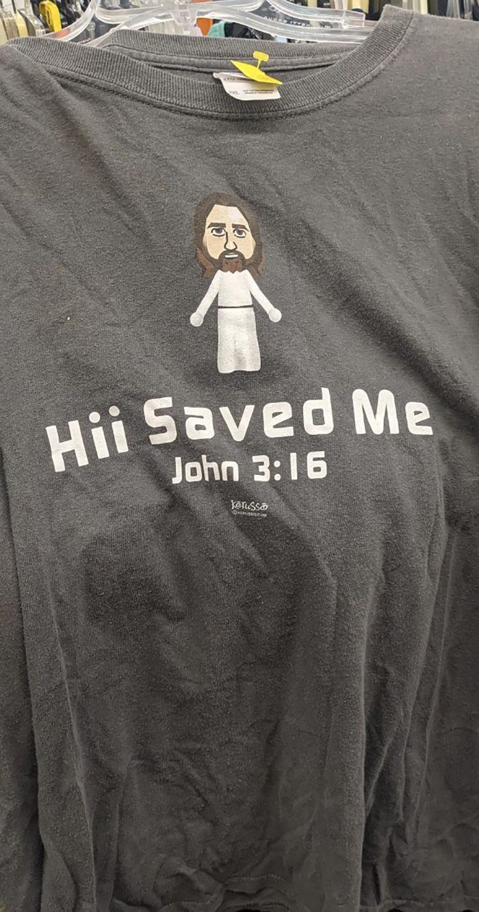 This Account Is Dedicated To Shirts &ldquo;Left For Dead In The World&rsquo;s Thrift Stores&rdquo;, And Here Are 40 Of The Funniest Ones