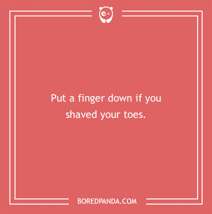 132 ‘Put A Finger Down’ Questions To Compare Experiences With Friends 132 ‘Put A Finger Down’ Questions To Compare Experiences With Friends