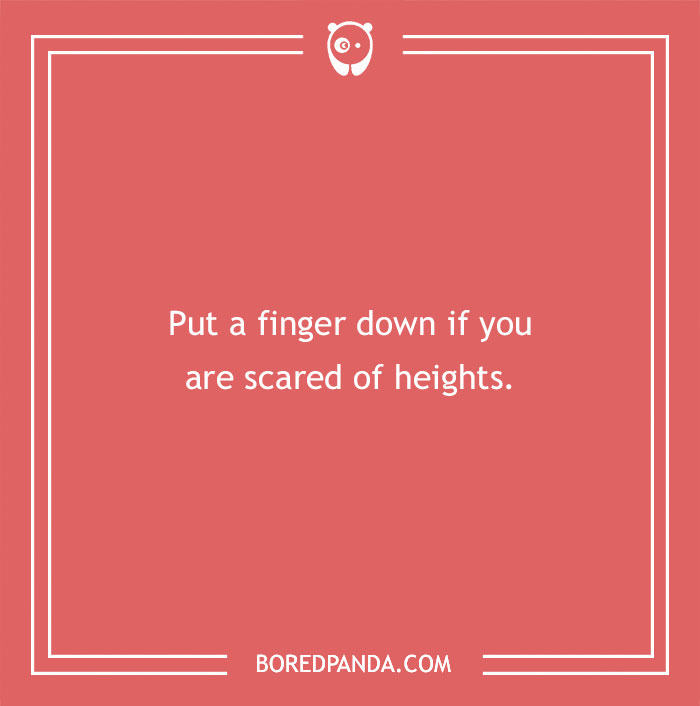 132 ‘Put A Finger Down’ Questions To Compare Experiences With Friends 132 ‘Put A Finger Down’ Questions To Compare Experiences With Friends