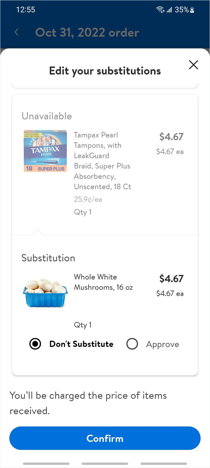 Viral Twitter Thread With Over 400K Likes Has People Telling About Online Shopping Fails After Reading Of Walmart AI’s Ridiculous Replacement Suggestion Viral Twitter Thread With Over 400K Likes Has People Telling About Online Shopping Fails After Reading Of Walmart AI’s Ridiculous Replacement Suggestion