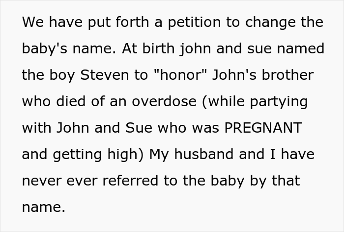 Woman Gets Harassed By Adoptive Child’s Family When She Changes His Name, Snaps Back By Telling Them The Name Wasn’t Appropriate
