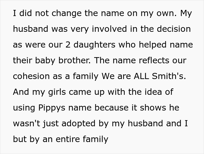 Woman Gets Harassed By Adoptive Child’s Family When She Changes His Name, Snaps Back By Telling Them The Name Wasn’t Appropriate Woman Gets Harassed By Adoptive Child’s Family When She Changes His Name, Snaps Back By Telling Them The Name Wasn’t Appropriate