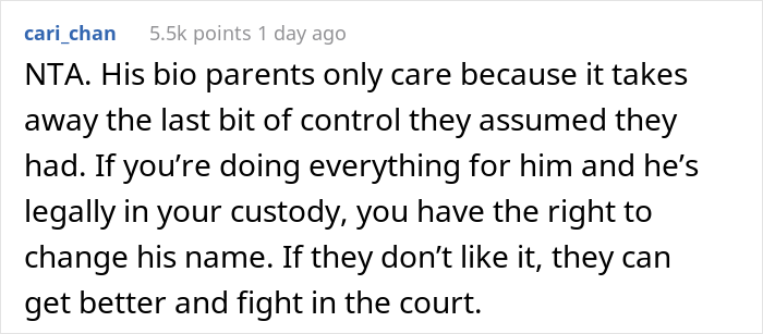 Woman Gets Harassed By Adoptive Child’s Family When She Changes His Name, Snaps Back By Telling Them The Name Wasn’t Appropriate