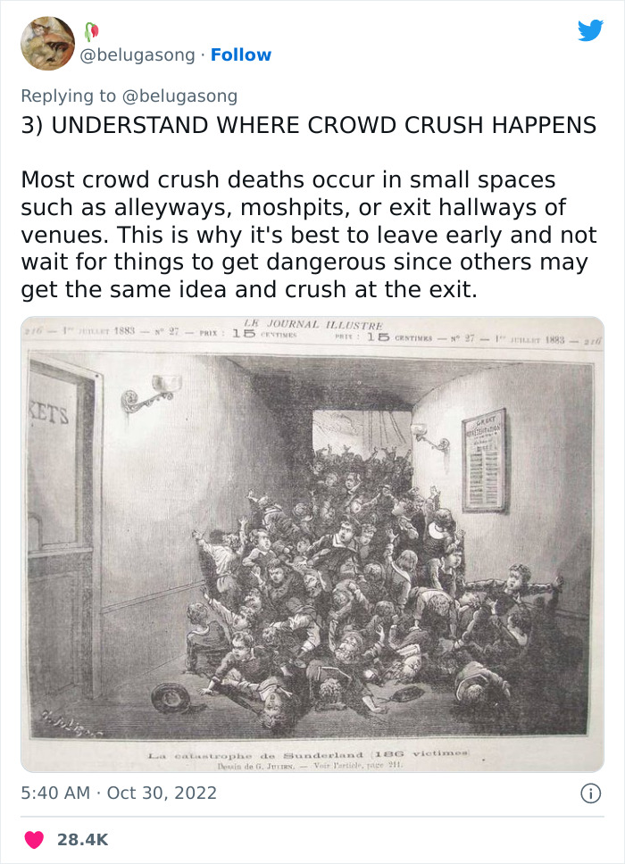 24 Potentially Life-Saving Tips If You Ever Find Yourself Trapped In A Crushing Crowd, As Shared In This Dedicated Twitter Thread 24 Potentially Life-Saving Tips If You Ever Find Yourself Trapped In A Crushing Crowd, As Shared In This Dedicated Twitter Thread
