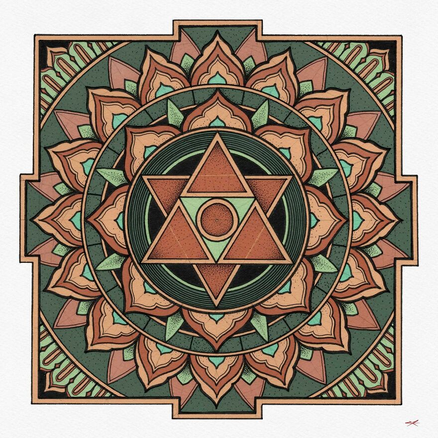 This Artist Uses Only Three Instruments To Create Stunning Works Of Art Inspired By Eastern Culture And Gothic Architecture (32 Pics)