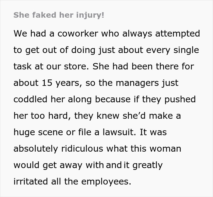 The Internet Applauds This Woman For Exposing Entitled Colleague Who’d Been Faking A “Sprained Ankle” For 2½ Weeks The Internet Applauds This Woman For Exposing Entitled Colleague Who’d Been Faking A “Sprained Ankle” For 2½ Weeks