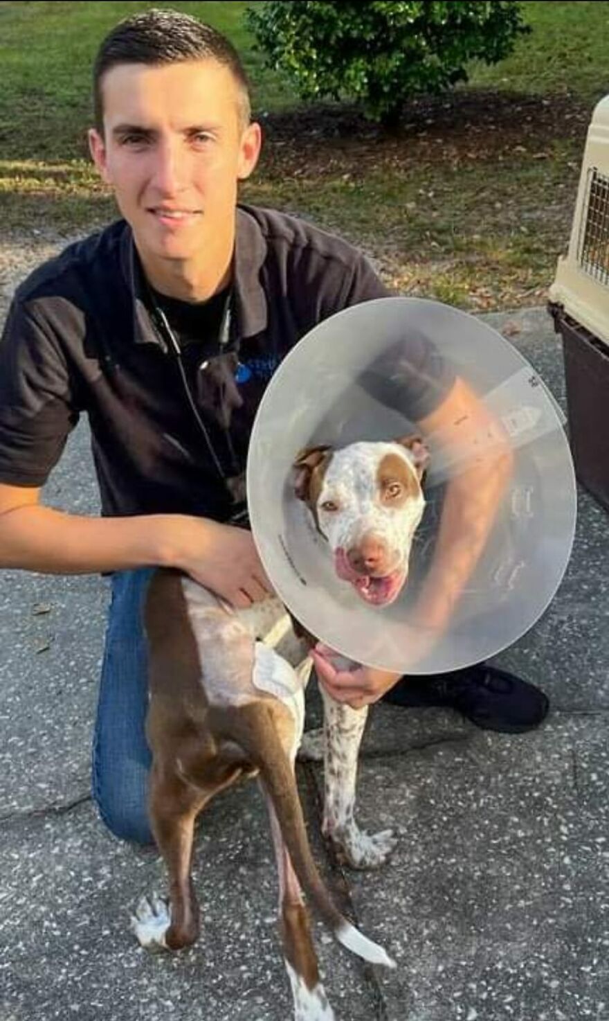 Abandoned Puppy Gets Another Chance At Happiness When Loving People Take Him Into Their Care Abandoned Puppy Gets Another Chance At Happiness When Loving People Take Him Into Their Care