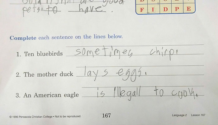 50 Of The Sassiest And Funniest Test Answers (New Pics) 50 Of The Sassiest And Funniest Test Answers (New Pics)