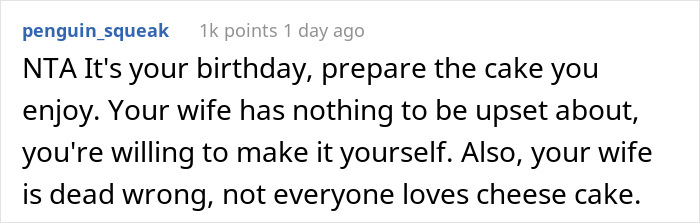 Wife Upset As Her Husband Bakes His Favorite Cherry Cake For His 32nd Birthday Party Though She Bought Him A Cheesecake Wife Upset As Her Husband Bakes His Favorite Cherry Cake For His 32nd Birthday Party Though She Bought Him A Cheesecake