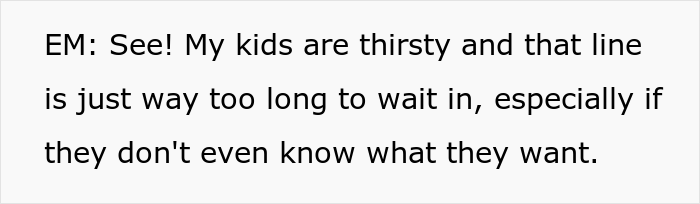 “We Are Not Waiting In That Line”: Mother Karen Boldly Steals Another Customer’s Drinks For Her Kids To Try Out, Learns To Regret Her Decision “We Are Not Waiting In That Line”: Mother Karen Boldly Steals Another Customer’s Drinks For Her Kids To Try Out, Learns To Regret Her Decision