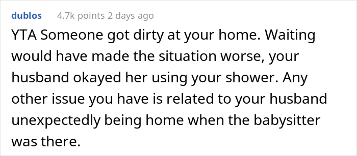Woman Catches Babysitter Right After She Took A Shower At Their House, Blows Up At Her Woman Catches Babysitter Right After She Took A Shower At Their House, Blows Up At Her