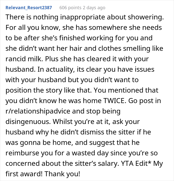 Woman Catches Babysitter Right After She Took A Shower At Their House, Blows Up At Her Woman Catches Babysitter Right After She Took A Shower At Their House, Blows Up At Her