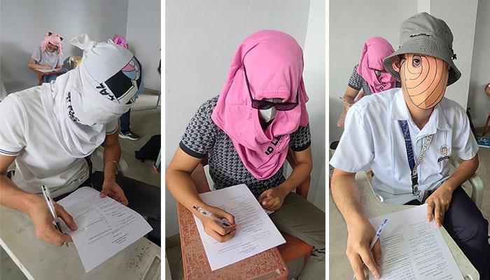 These Students Understood The Assignment When Their Teacher Asked Them To Make Hats To Prevent Them From Cheating During Their Exams These Students Understood The Assignment When Their Teacher Asked Them To Make Hats To Prevent Them From Cheating During Their Exams