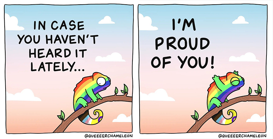 30 Fun Comics By Amee Wilson That Cover The Theme Of Sexual Identities Through Queer Chameleons (New Pics) 30 Fun Comics By Amee Wilson That Cover The Theme Of Sexual Identities Through Queer Chameleons (New Pics)