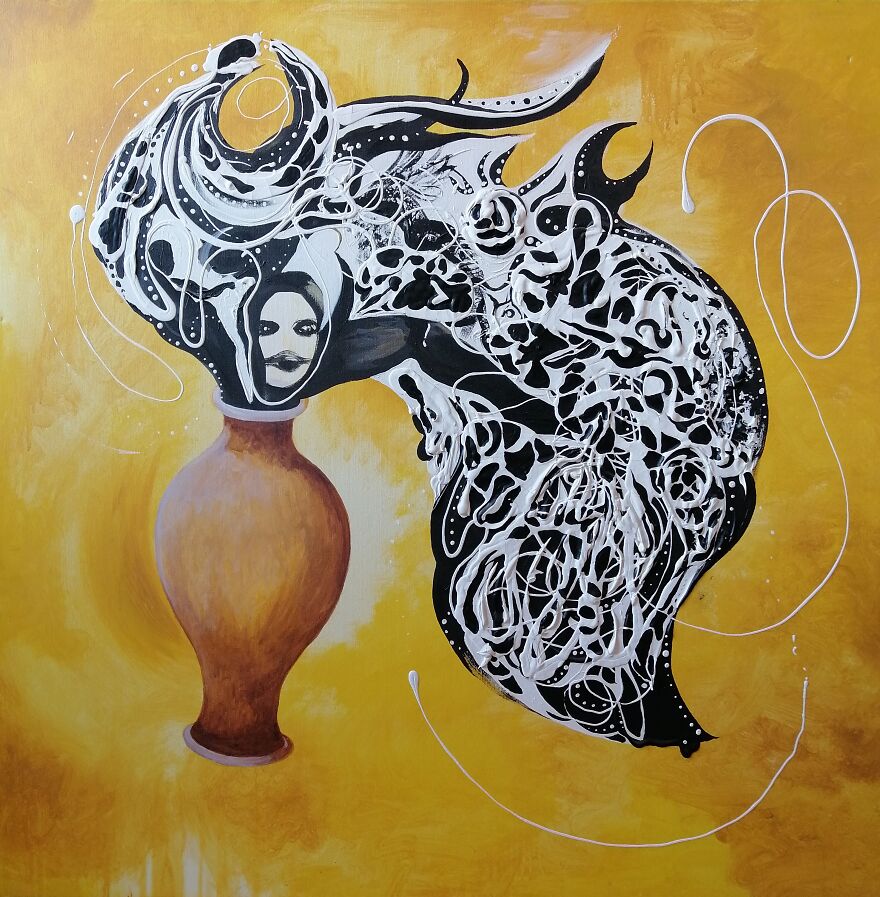 After A Longer Break, I Am Sharing My  Artwork From The Archives, And Here Are 16 Of My Paintings