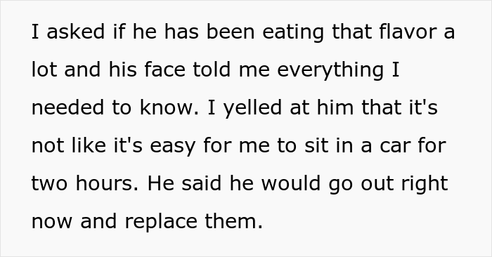 Guy Spends Hours Driving To Replace His Wife’s Favorite Chocolates After Being Caught Eating Them Guy Spends Hours Driving To Replace His Wife’s Favorite Chocolates After Being Caught Eating Them