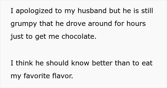 Guy Spends Hours Driving To Replace His Wife’s Favorite Chocolates After Being Caught Eating Them Guy Spends Hours Driving To Replace His Wife’s Favorite Chocolates After Being Caught Eating Them