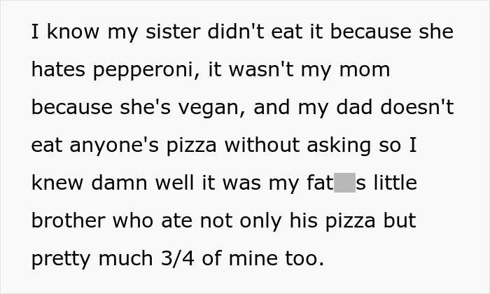 “He Didn’t Stop Crying For An Hour”: Guy Adds Ghost Pepper Flakes To His Leftover Pizza To Punish A Food-Thieving Sibling “He Didn’t Stop Crying For An Hour”: Guy Adds Ghost Pepper Flakes To His Leftover Pizza To Punish A Food-Thieving Sibling