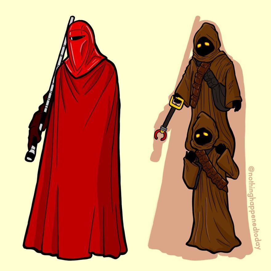 Artist Reveals The Secret Lives Of Famous Characters (28 New Pics) Artist Reveals The Secret Lives Of Famous Characters (28 New Pics)