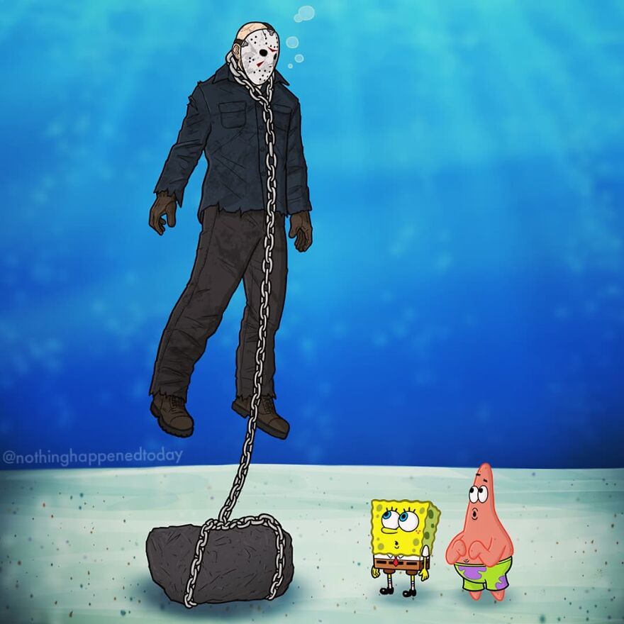 Artist Reveals The Secret Lives Of Famous Characters (28 New Pics) Artist Reveals The Secret Lives Of Famous Characters (28 New Pics)