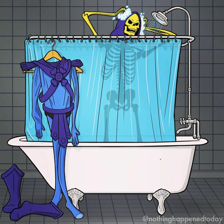 Artist Reveals The Secret Lives Of Famous Characters (28 New Pics) Artist Reveals The Secret Lives Of Famous Characters (28 New Pics)