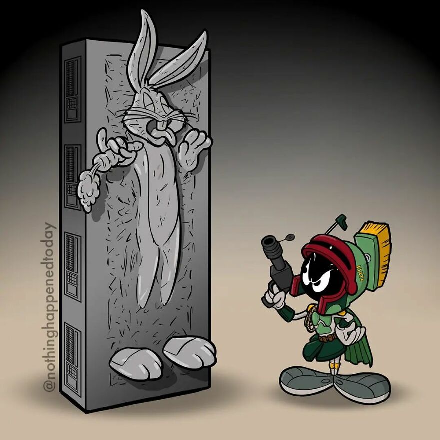 Artist Reveals The Secret Lives Of Famous Characters (28 New Pics) Artist Reveals The Secret Lives Of Famous Characters (28 New Pics)