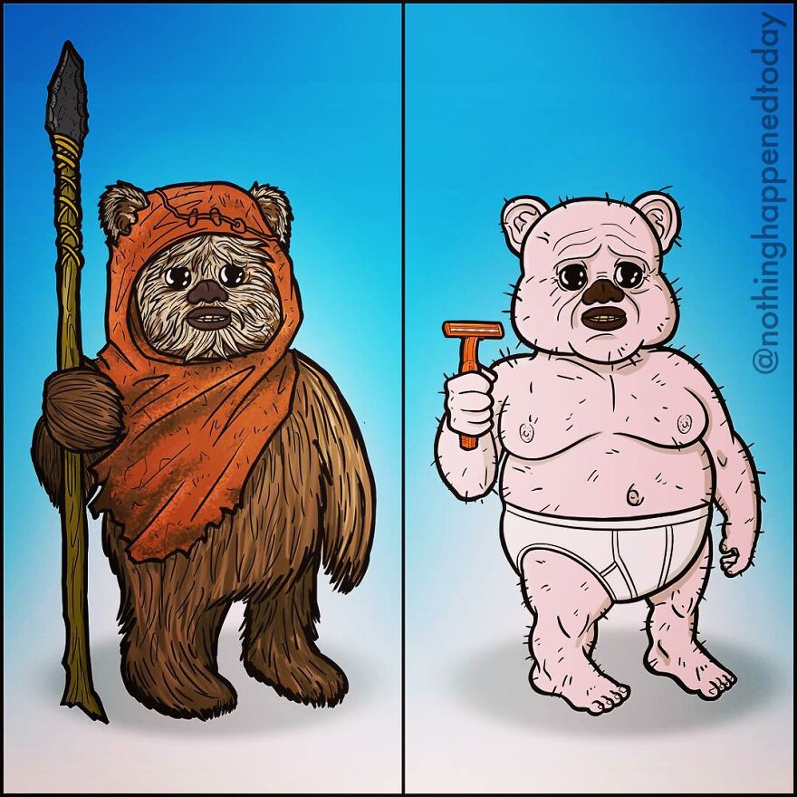 Artist Reveals The Secret Lives Of Famous Characters (28 New Pics) Artist Reveals The Secret Lives Of Famous Characters (28 New Pics)