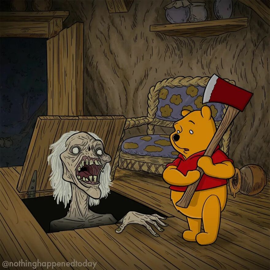 Artist Reveals The Secret Lives Of Famous Characters (28 New Pics) Artist Reveals The Secret Lives Of Famous Characters (28 New Pics)