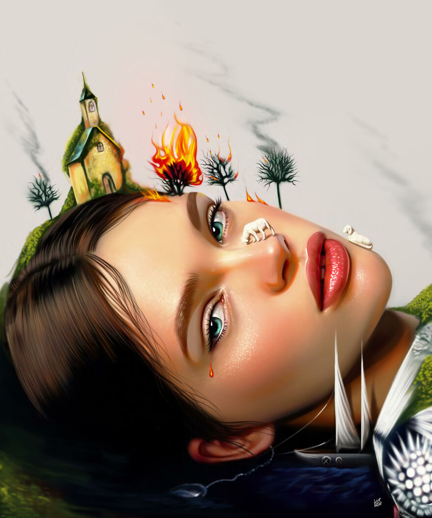 Digital Artist Yaşar Vurdem Creates Incredibly Realistic Illustrations Of Famous Celebrities (9 Pics)