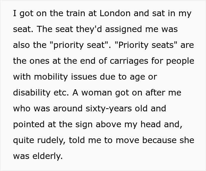 Woman Pays A Lot Of Money For A Comfortable Seat On The Train, Elderly Woman Wants Her To Move Woman Pays A Lot Of Money For A Comfortable Seat On The Train, Elderly Woman Wants Her To Move