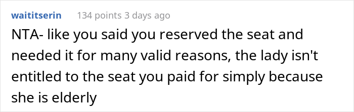 Woman Pays A Lot Of Money For A Comfortable Seat On The Train, Elderly Woman Wants Her To Move Woman Pays A Lot Of Money For A Comfortable Seat On The Train, Elderly Woman Wants Her To Move