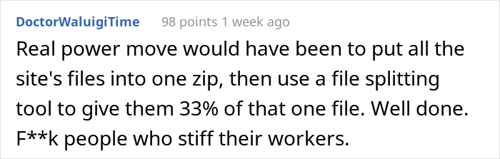 “They Found Someone Cheaper”: Customers Refuse To Pay This Web Designer Because They Found Someone Cheaper, So He Gets Revenge “They Found Someone Cheaper”: Customers Refuse To Pay This Web Designer Because They Found Someone Cheaper, So He Gets Revenge