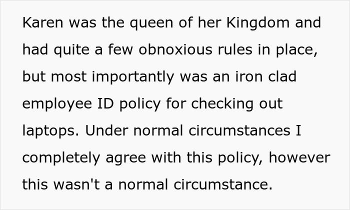 IT Guy Spends His Last Minutes Of Work Going To Get His Name Badge Because Karen Of A Manager Requires It, And Then Goes Home IT Guy Spends His Last Minutes Of Work Going To Get His Name Badge Because Karen Of A Manager Requires It, And Then Goes Home